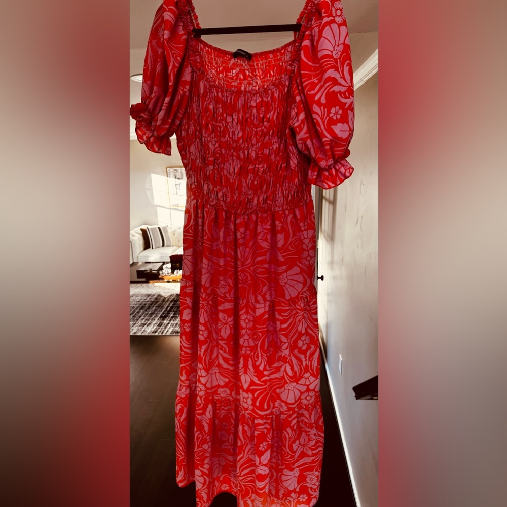 Amazon Fashion Womens Smocked Maxi Dress Size XL
